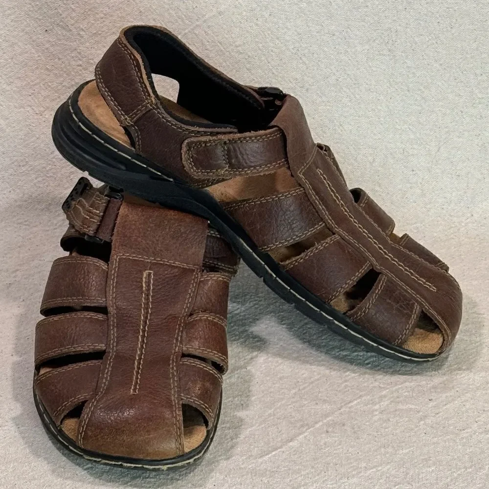 Dr. Scholl's 'Camden' Closed Toe Fisherman Sandals Mens Size 10M